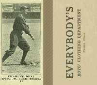 1916 Everybody's #44 Charles Deal Baseball Card