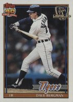 1991 Topps Desert Shield #412 Dave Bergman Baseball Card