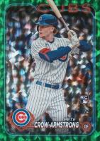 2024 Topps #407 Pete Crow-Armstrong Green Foil Baseball Card