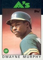 1986 Topps #8 Dwayne Murphy Baseball Card