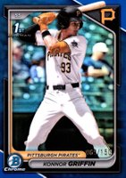 2024 Bowman Draft #BDC22 Konnor Griffin Chrome-Blue Refractor Baseball Card