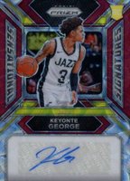 2023 Panini Prizm Sensational Signatures #SSKG Keyonte George Choice Basketball Card