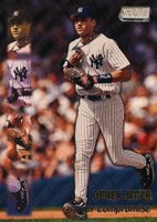 1999 Stadium Club Never Compromise #NC10 Derek Jeter Baseball Card