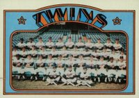1972 Topps #156 Twins Team Baseball Card