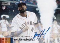 2020 Stadium Club Autographs #AYA Yordan Alvarez Baseball Card