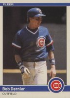1984 Fleer Update #U-31 Bob Dernier Baseball Card