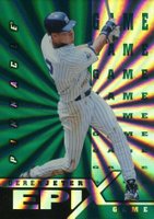 1998 Pinnacle Epix  #E8 Derek Jeter Game-Emerald Baseball Card