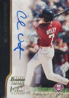 2002 Bowman Certified Autograph #BA-CU Chase Utley Baseball Card