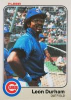 1983 Fleer #495 Leon Durham Baseball Card