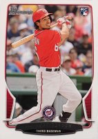 2013 Bowman Draft Picks & Prospects Rookies  #5 Anthony Rendon Baseball Card