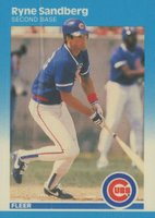 1987 Fleer Glossy #572 Ryne Sandberg Baseball Card