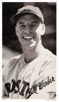 1936 Goudey Premiums-Type 1-Wide Pen # Bill Werber Portrait Baseball Card