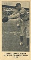 1916 Sporting News #124 Fred Mollwitz Baseball Card