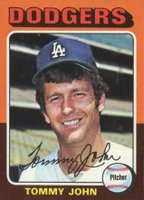 1975 Topps Mini #47 Tommy John Baseball Card