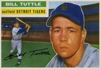 1956 Topps #203 Bill Tuttle Baseball Card