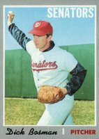 1970 Topps #175 Dick Bosman Baseball Card