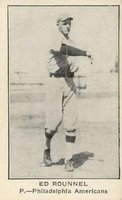1922 American Caramel--Series of 120 ! RB # Ed Rounnel Correct last name Rommel Baseball Card