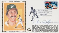 1999 Hall of Fame Autographs # Rollie Fingers First Day Cover Baseball Card