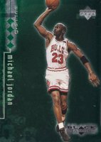 1998 Upper Deck Black Diamond #8 Michael Jordan Quadruple Basketball Card