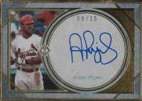 2018 Topps Transcendent Transcendent Collection Autographs #TCAAP Albert Pujols Horizontal Baseball Card