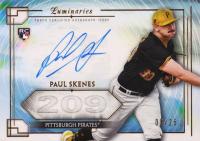 2024 Topps Luminaries Masters of the Mound Autographs #MOMPS Paul Skenes Baseball Card