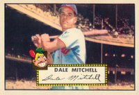 1952 Topps #92 Dale Mitchell Baseball Card