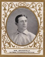 1909 Ramly # Kitty Bransfield Oval Frame Baseball Card