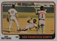 1974 Topps #386 Gary Matthews Baseball Card
