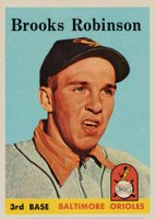 1958 Topps #307 Brooks Robinson Baseball Card