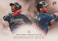 2018 Topps on Demand Dominant Duos #1 Ozzie Albies/Ronald Acuna Jr. Baseball Card