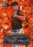 2024 Bowman Sapphire Edition Sapphire Selections #BSS11 Jackson Holliday Orange Baseball Card