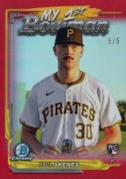 2024 Bowman Chrome My 1st Bowman #M1B36 Paul Skenes Red Refractor Baseball Card