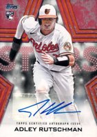 2023 Topps Baseball Stars Autographs #BSAARU Adley Rutschman Red Baseball Card