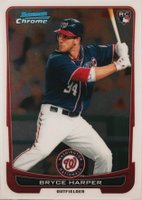 2012 Bowman Chrome #214 Bryce Harper Baseball Card