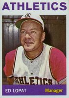 1964 Topps #348 Ed Lopat Baseball Card