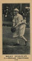 1916 Sporting News #172 Billy Sullivan Blank Back Baseball Card