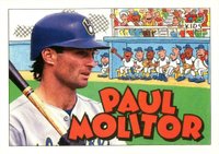 1992 Topps Kids #81 Paul Molitor Baseball Card