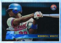 1996 Topps Chrome #154 Rondell White Refractor Baseball Card
