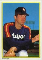 1983 Topps All-Star Glossy Set of 40 #28 Nolan Ryan Baseball Card