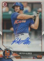 2018 Bowman Paper Prospects Autographs #PA-PA Peter Alonso Baseball Card
