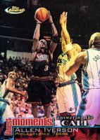 2000 Finest Moments #FM-AI Allen Iverson Refractor Basketball Card