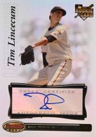 2007 Bowman's Best #93 Tim Lincecum Autograph Baseball Card