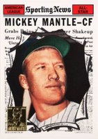 1997 Topps Mantle #32 1961 Topps Reprint Baseball Card