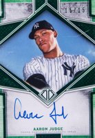 2019 Topps Transcendent Framed Transcendent Autographs #AJ Aaron Judge Emerald Baseball Card