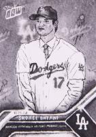 2024 Topps Spotlight #28 Shohei Ohtani Grayscale Filter Baseball Card