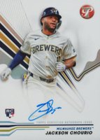 2024 Topps Pristine Pristine Autographs #PAJCH Jackson Chourio Baseball Card