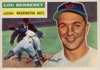 1956 Topps #329 Lou Berberet Baseball Card
