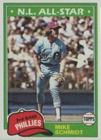 1981 Topps #540 Mike Schmidt All-Star-Double print Baseball Card