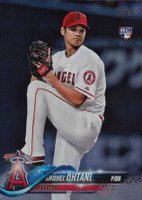 2018 Topps #700 Shohei Ohtani Pitching-Rainbow Foil Baseball Card