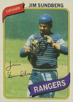 1980 Topps #530 Jim Sundberg Baseball Card